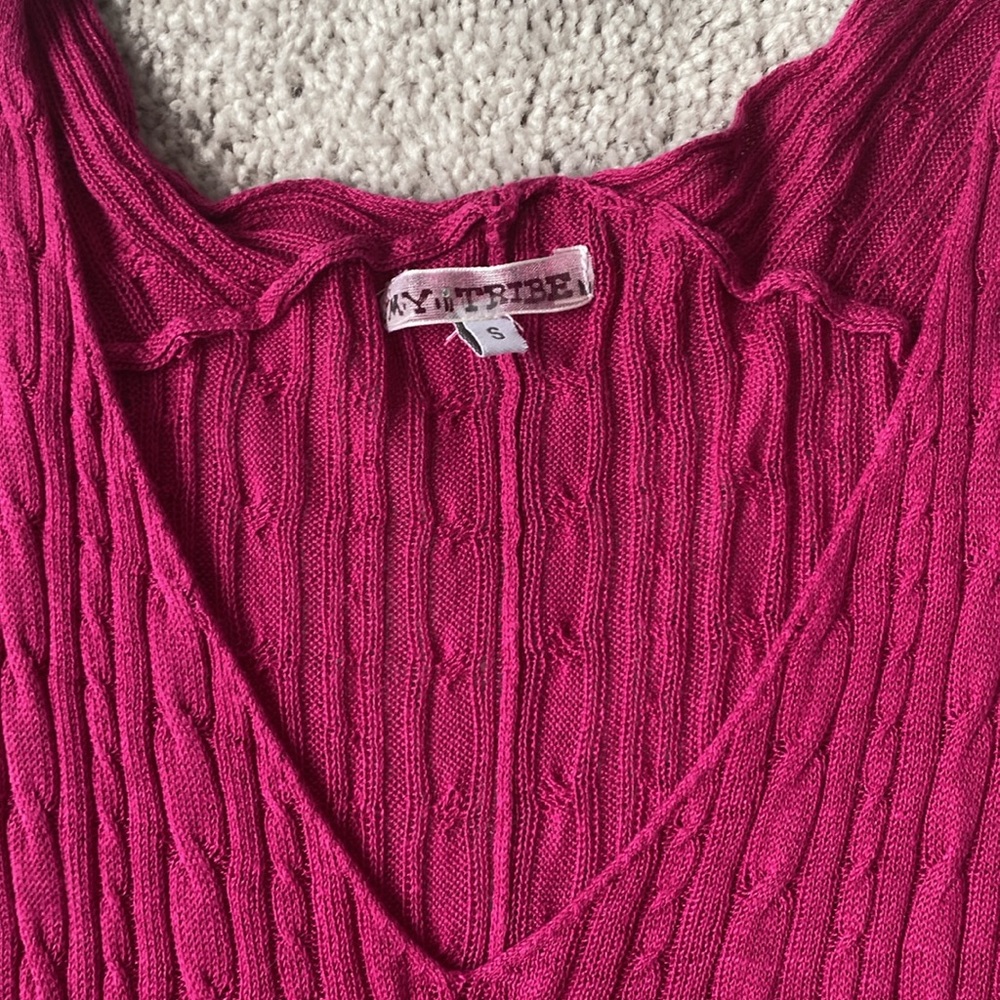 My Tribe Pink Sweater S